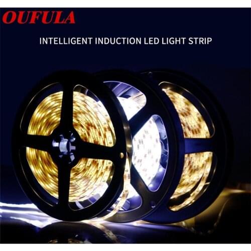 Oufula Led Strip Light With USB Induction Light With 5V Waterproof IP44 Human Intelligent Light Bar