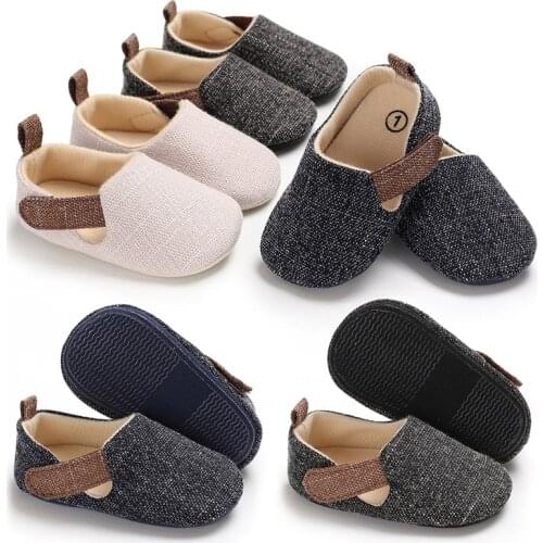 Fashion Baby Soft Soled Nonslip Toddler Shoes Newborn Solid Color Canvas First Walkers Boys Girls Footwear Crib Shoes NBB0141