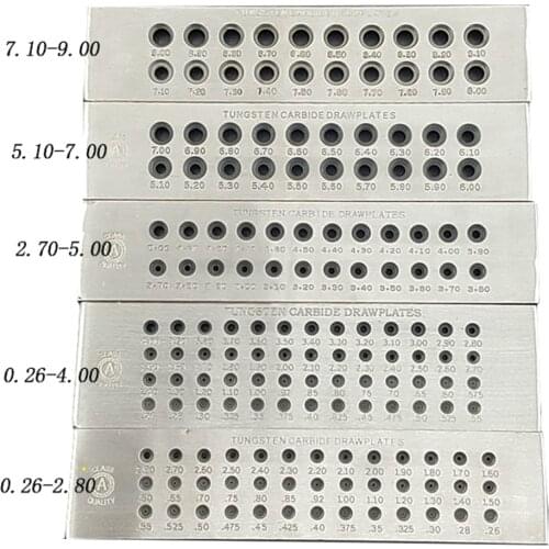 High Quality Tungsten Carbide Wire Drawplate For Round Shape Various Models For Jewelry Making