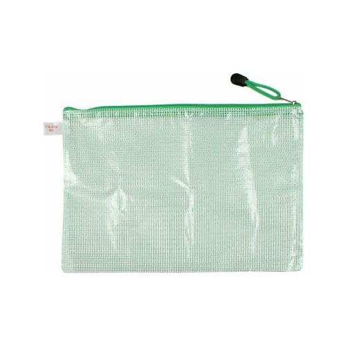 Zip Cloure B5 Paper Doucument File Pen Bag Folder Organizer Green