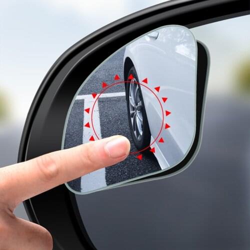 Rear View Mirror Blind Spot Mirror Reversing Artifact Blind Area Reflective Mirror 360 Wide Angle Adjustable Auxiliary Mirror