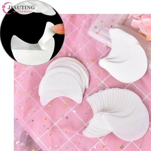 20pc Pro Cotton Eyeshadow Shield Under Eye Lint Free Patch Disposable False Eyelash Extension Pad Protector Eye Lip Makeup Tool