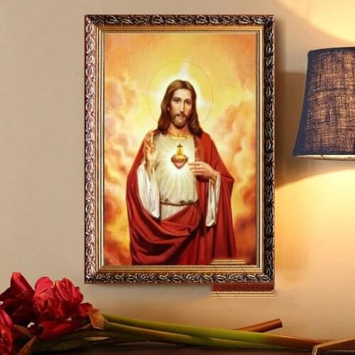 5d diy Religion Jesus Christ Figure Full square round drill Diamond Embroidery Diamond Painting Cross Stitch mosaic home product