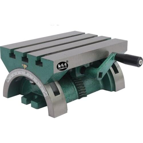 7 Inch Multifunctional Small Drilling Milling Machine Support With Adjustable Angle Tilt Of Worktable Sliding Table