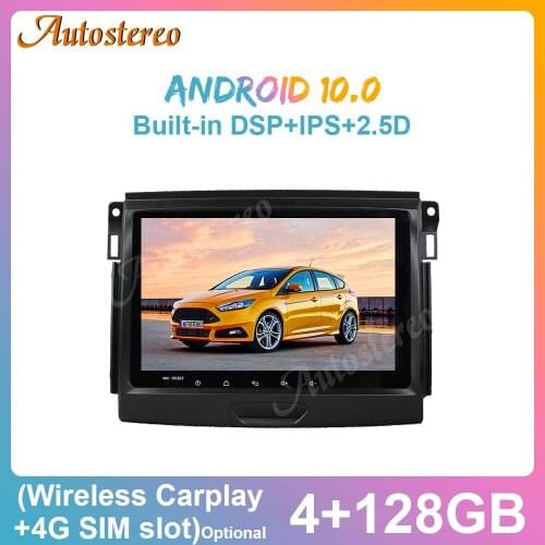 Android 10.0 4+128GB IPS Carplay For Ford Everest Car GPS Navigation Multimedia Player Auto Radio Video Tape Recorder Head Unit