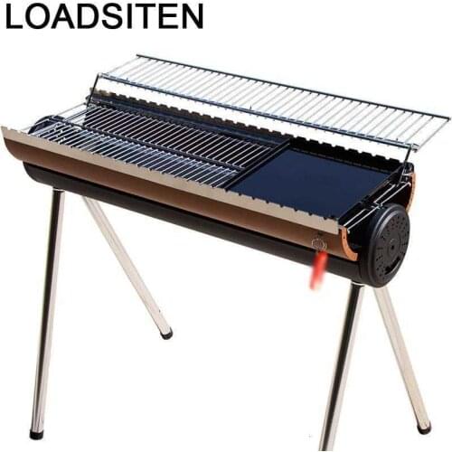 Asadores Portatiles Gril Garden Smoker Camping Barbecue Portable Asador A Carbon barbacoa Commercial Churrasqueira Bbq Grill