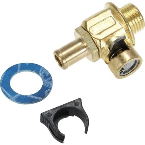 Car Accessories Engine Oil Drain Valve with Lever Clip M16-1.5 Long Nipple Premium Aluminium Material
