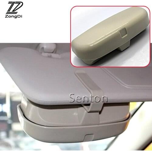 ZD 1Set Car Glasses Box Case Holder car-styling For Ford focus 2 3 Toyota corolla Citroen c4 c5 c3 Peugeot 307 308 Accessories