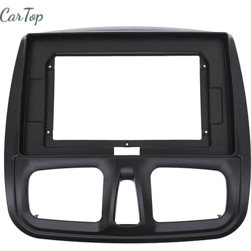 9 Inch 2 Din Car Radio Fascia Stereo Refitting Mounted Install Trim Bezel Kit For Renault Sandero/Logan 2015-2018