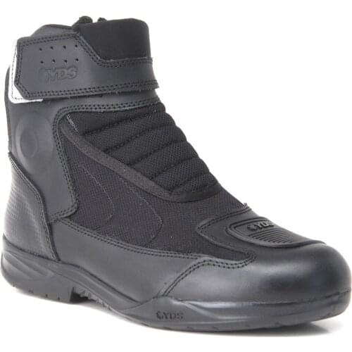 YDS Diablo 7.4 (Summer) Biker Boat Motorcycle Max Leather Mens Biker Boots Waterproof
