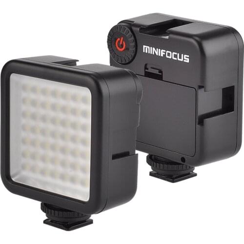 Pocket on Camera Mini LED Video Light Photography Fill Light 3 Hot Shoe Mount for DJI Osmo Pocket Nikon Sony A6400 DSLR Gimbal