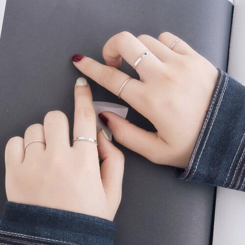 Japan and South Korea style bohimia alloy joint ring simple cold wind ring 10 sets of ornaments for fashion female wholesale