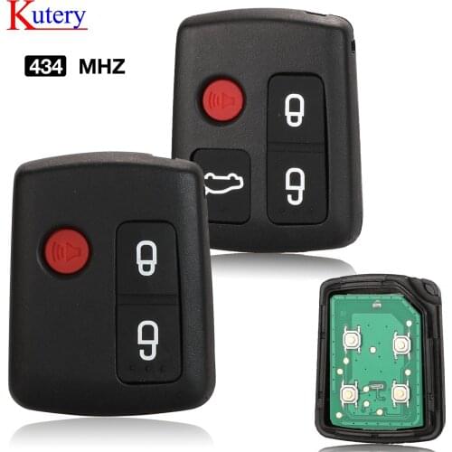 Kutery For Ford BA BF Falcon fiesta Sedan Wagon BA15K601A Keyless Car Remote 4 Buttons Keypad Replacement Car Key 433MHZ