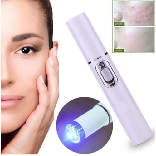 Acne Laser Pen Portable Wrinkle Removal Machine Durable Soft Scar Remover Device Blue Light Therapy Pen Massage Relax KD-7910