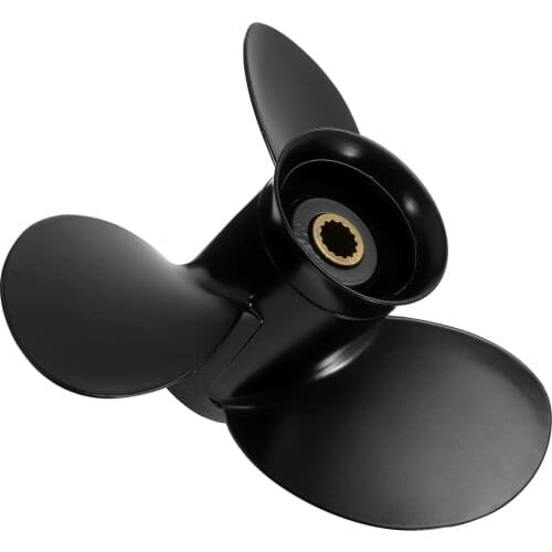 9.25 x 11 Marine Outboard Propeller For Mercury Tohatsu Nissan 9.9-20HP 48-897754A11 Aluminum Alloy 3 Blade