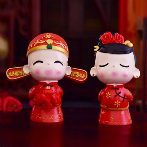 Lovers Dolls Crafts Resin Cute Sweet for Wedding Gifts Home Decorations ALI88
