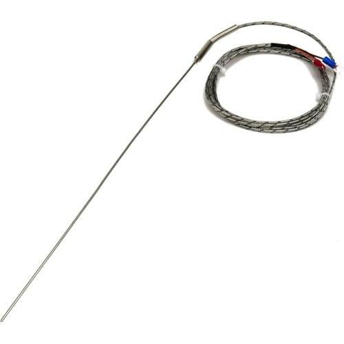 FTARP08 K J type 2m metal screening cable 300mm flexible probe thermocouple temperature sensor