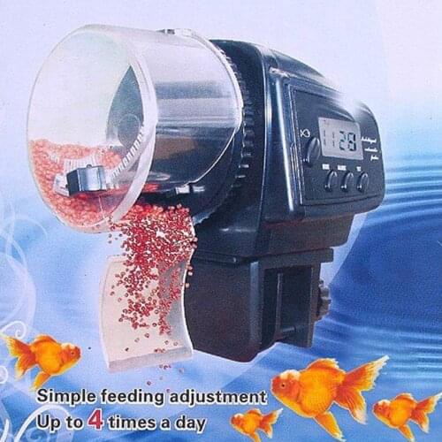 Mini fish feeder Aquarium Tank Fish Feeder automatic lcd Timer Food Feeding fishing Fish Food Feeder Timer fish supplies