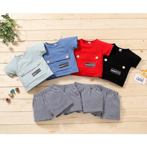 New Summer Toddler Kids Baby Boys Girls Ribbed Knitted Clothes Sets Short Sleeve Tie Dye Print T-shirts Tops+Shorts Outfits