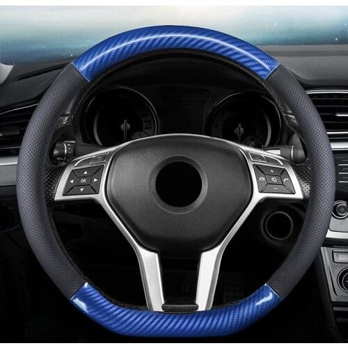38CM Car Steering Wheel Cover Auto Steering Wheel Braid On The Steering Wheel Cover Case Funda Volante Universal Car Accessories
