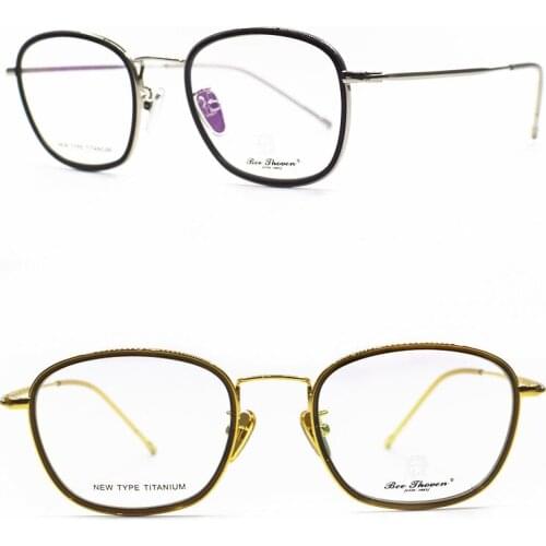100% Pure Titanium Eyeglass Frames Full Rim Lightweight unisex Optical Men Women Glasses Rx able