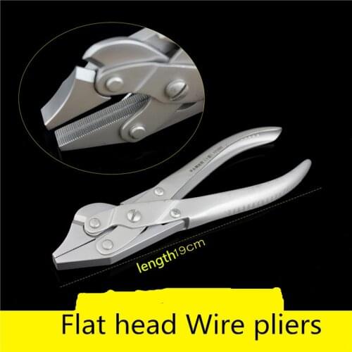 Orthopedic instrument medical flat head wire forcep Kirschner wire needle pin Extractor stainless steel line scissor lock tool