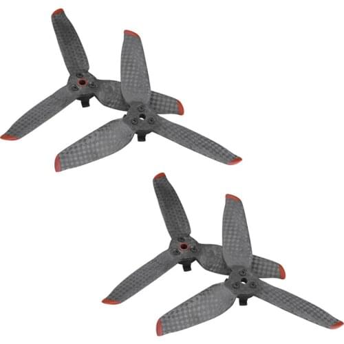 Mute Noise Reduction Paddle 3-Leaf Paddles Carbon Fiber Propeller Props for DJI FPV Drone Accessories
