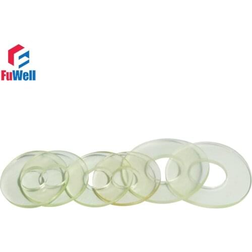 PU Flat Gasket Ring 1/4'' 1/2'' 1'' 2'' Flat Gasket Ring Washer for Corrugated Pipe Polyurethane Rubber Rubber Seal Ring Gasket