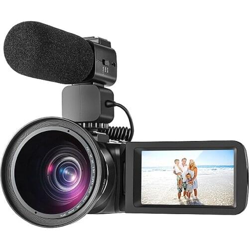 Professional Video Camera With Remote Control 24MP 10X Optical Zoom 1080P Video Recording HDV Camcorder Digital HDV-Z80