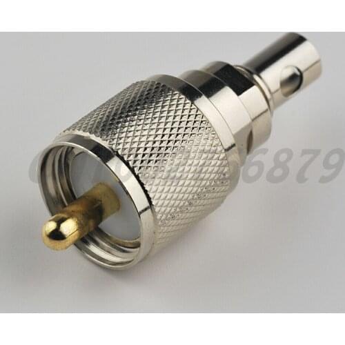 RF electrical wire terminal UHF Male Plug PL259 solder straight connector for coaxial cable RG58 RG142 RG400 LMR195