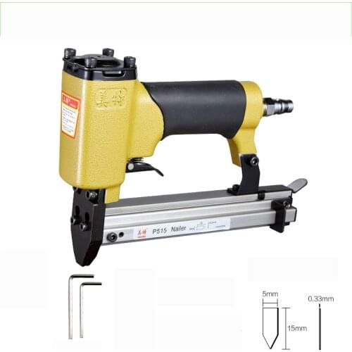 UZWELL HM515 Manual Staple Gun Manual Stapler Manual Nailer frame tacker with 1000 pcs free cost nails