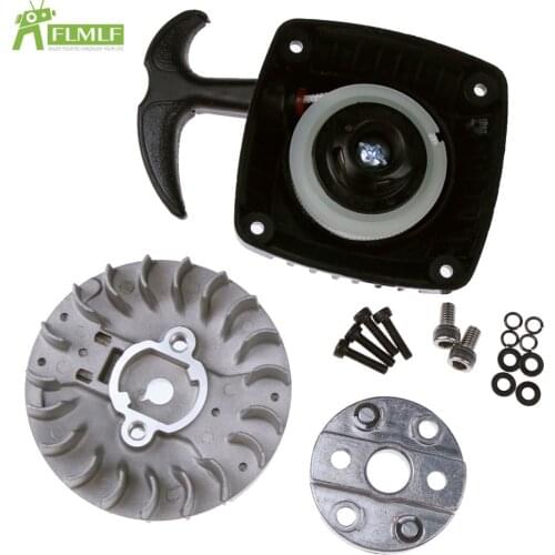 Easy Pull Starter and Flywheel with Claw for 1/5 HPI ROFUN Rovan KM Baja 5B 5T 5SC Losi 5ive-T FG GoPed