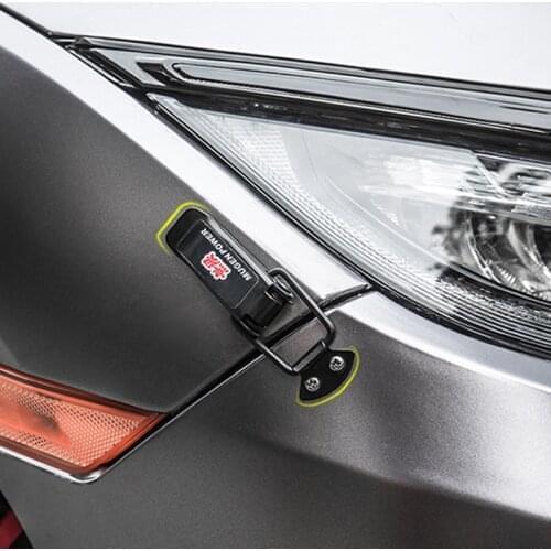 2pcs Universal Bumper Cover Fender Trunk Lid Lock Release Fasteners Kit Car Bumper Outer Membe