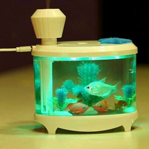 Humidifier Home Air Fish Tank Humidifier Usb Air Diffuser Ultrasonic Humidifier Led Office LED Mist Maker Timing Difusor