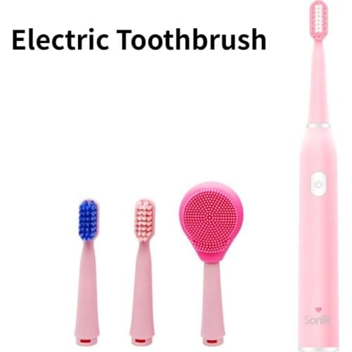 Sonic Electric Toothbrush Rechargeable Ultrasonic Washable Electronic Whitening Waterproof Teeth Brush Gift USB Rechargeab
