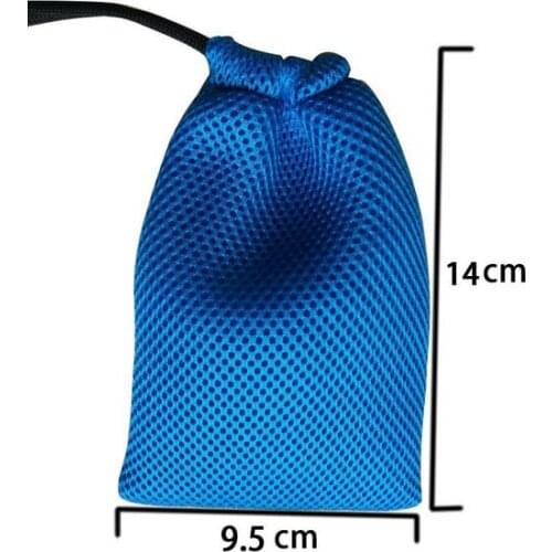 100pcs 9.5*14cm drawstring bags mesh net jewelry bags custom gift bag pouches for gift headwear phone jewelry packaging