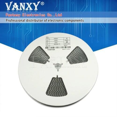 2000PCS DIODE M7 1N4007 SMD 1A 1000V IN4007 Rectifier Diode