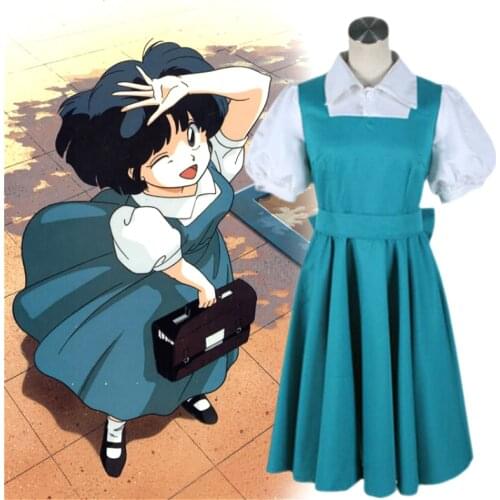 Anime Ranma 1/2 Tendou Akane Cosplay Costume Akane Tendou Cosplay Dress School Uniform Halloween