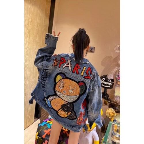 Женские джинсовые куртки AUSO China At AliExpress