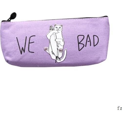 Kawaii Pencil Case Canvas Pencil Bag School Pencil Box Pencilcase School Supplies Gift for Children