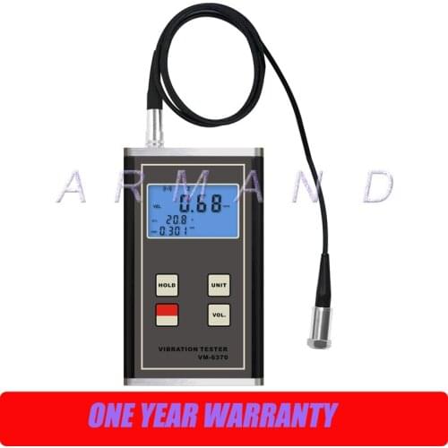 Vibration Meter Tester VM-6370 Displacement Velocity Acceleration Tester 10Hz~10kHz Vibrometer