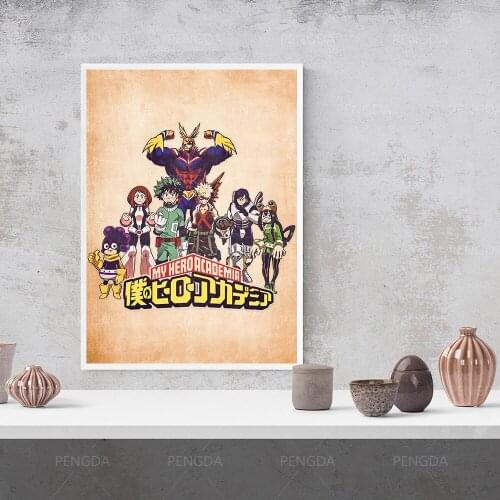 Paintings Wall Art Canvas My Hero Academy Modular Picture HD Anime Japan Cool Print Posters No Frame For Living Room Home Decor