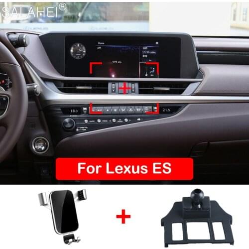 Pretty Car Mobile Phone holder For Lexus ES 200 260 300h 350 2018 Mobile Mount GPS Vent Smartphone Stand In Interior Accessories