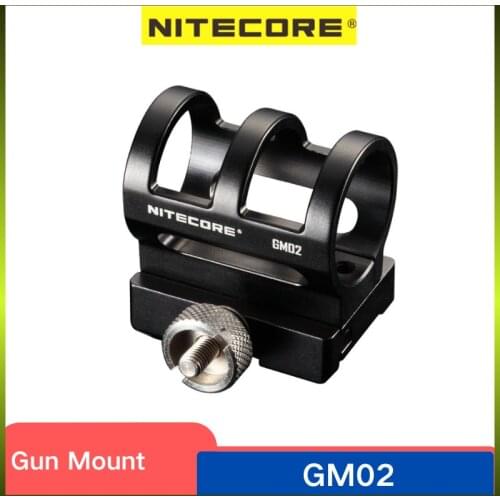 Nitecore GM02 Tactical Flashlight Gun Mount For SRT7, SRT6, MT25, MT26, MH25, P30, P12, P26, P12GT Chameleon Series
