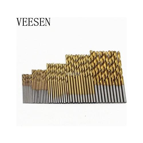 99 pieces HSS high speed steel titanium coated drill coated stainless steel drill set power tool accessories