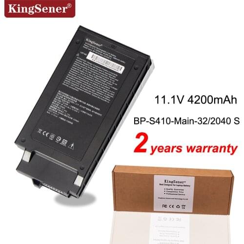 KingSener New Laptop Battery for Getac S410 Semi-Rugged Notebook BP-S410-Main-32/2040 S S410 BP-S410 Main Battery 11.1V 4200mAh
