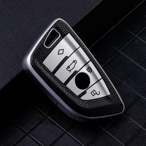 New Style TPU Leather Car Key Cover Case Shell for BMW X1 X3 X4 X5 F15 X6 F16 G30 7 Series G11 F48 F39 520 525 f30 118i 218i 320