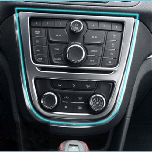 Stainless steel Car center console control panel cover trim For buick encore OPEL VAUXHALL MOKKA 2013 2014 2015