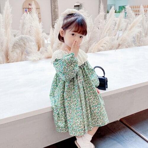 Girl Dress Kids Baby Gown 2021 New Arrive Winter Autumn Toddler Princess Outwear School Uniform Dresses Children Clothing