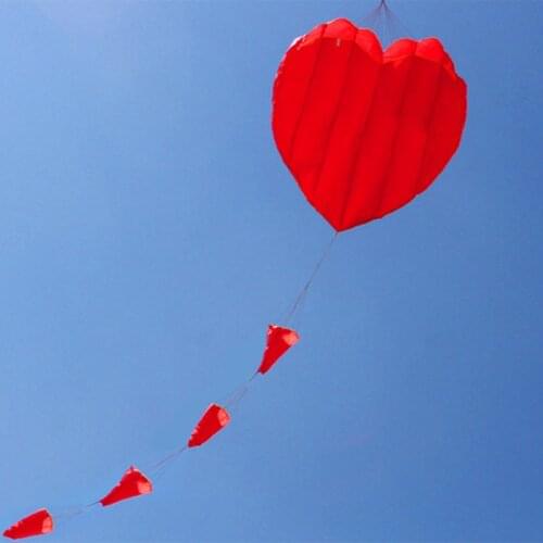 Outdoor Fun Sports Love Heart Kite Software Good Flying Effect